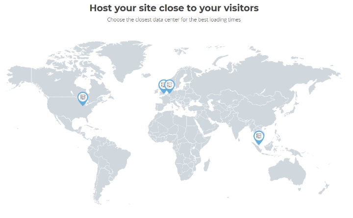 Host your site close to your visitors