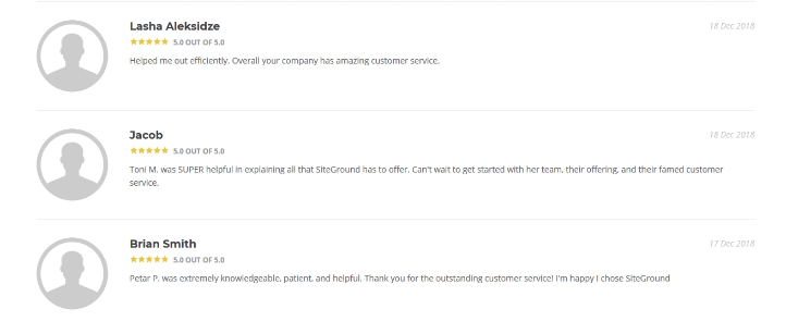 SiteGround Reviews by real Customers