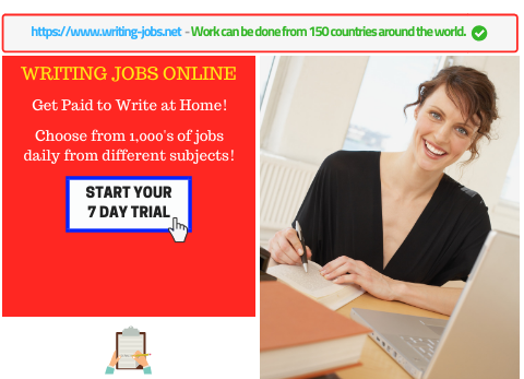 writing jobs work at home