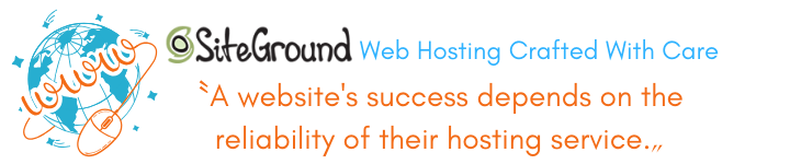 Siteground web hosting - Crafted with care
