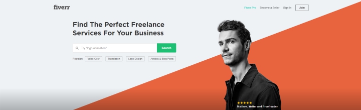 Fiverr website