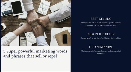 powerful marketing words for bloggers