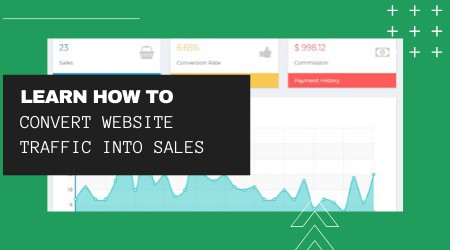 learn how to convert website traffic into sales