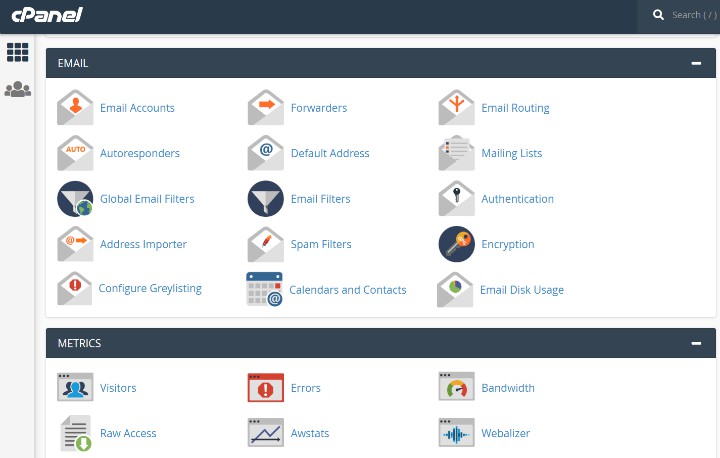 cpanel email accounts