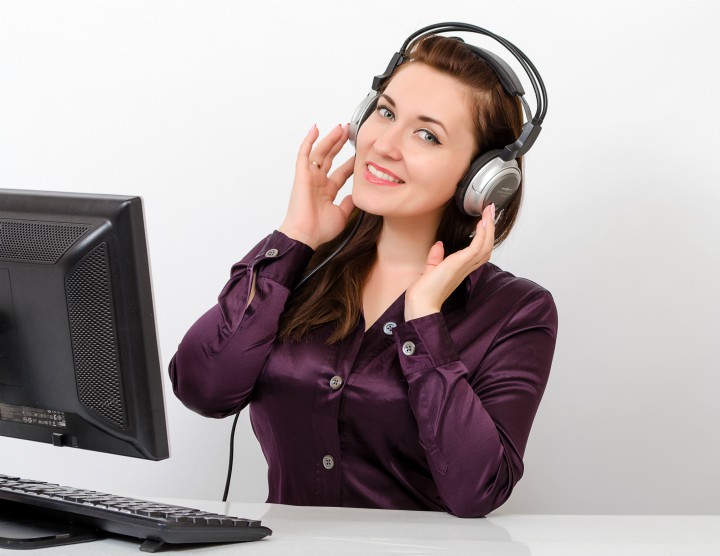 listening to the music when writing